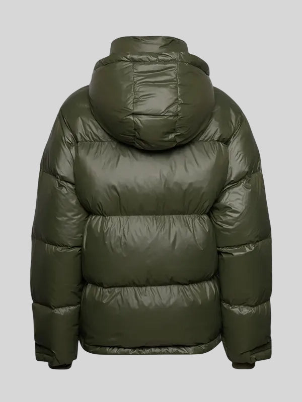 Green Down Puffer Jacket SVEA