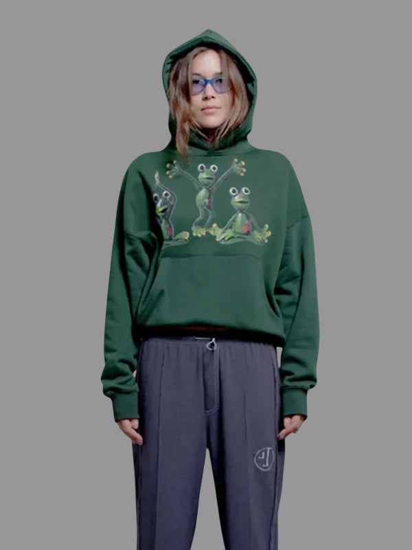 Green Jungles Jungles Euphoria Hoodie Womens