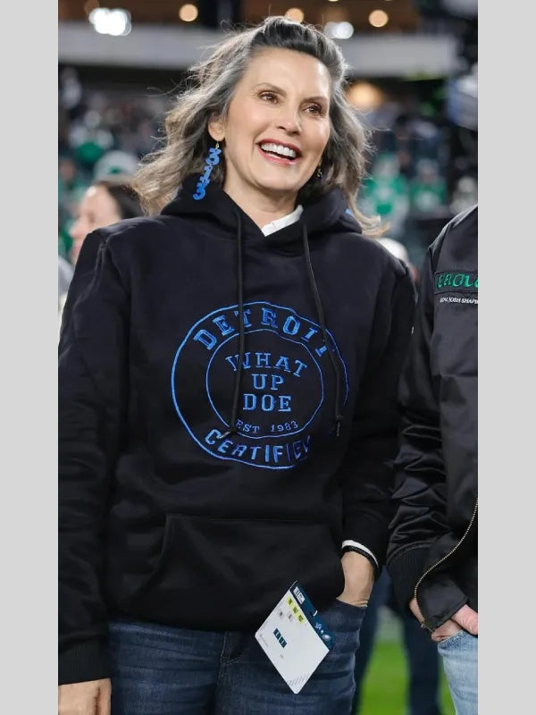 Gretchen Whitmer Detroit Lions Hoodie