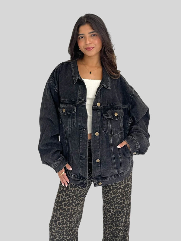 Grey Bandit Jean Midtown Denim Jacket Womens