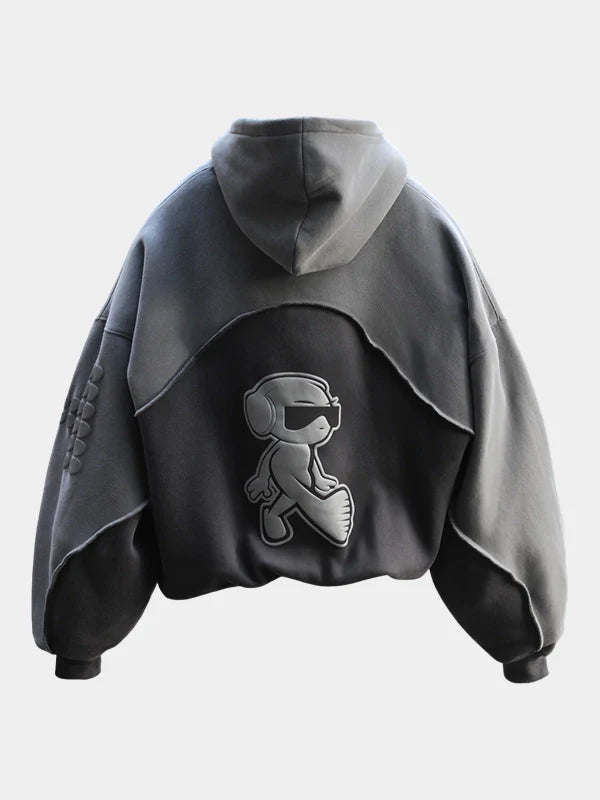 Grey Huni Hoodie