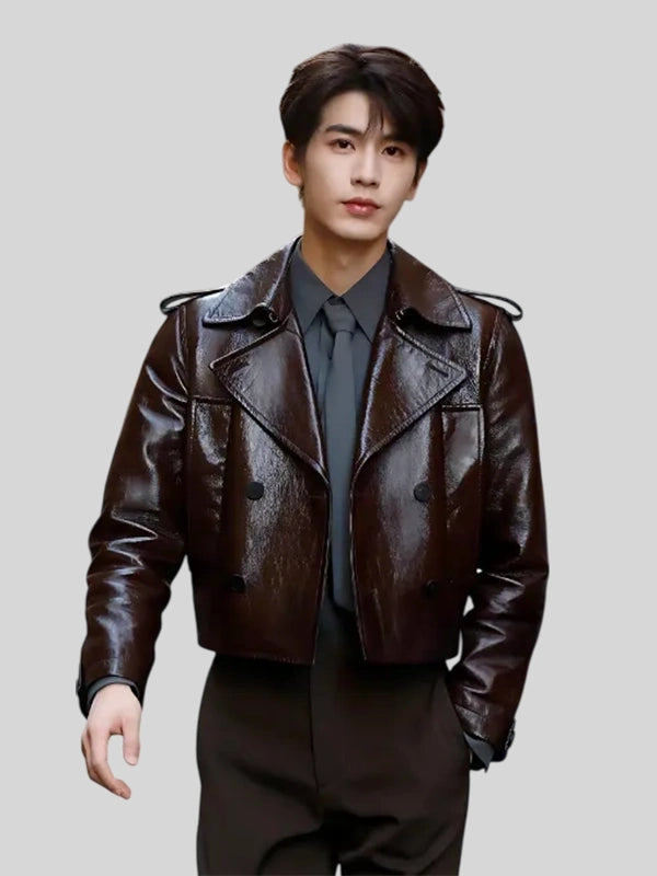 Gucci Cruise 2026 Brown Leather Jacket