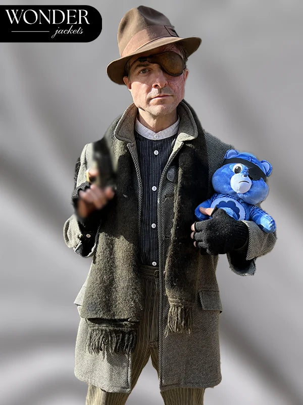 Gunslingers Stephen Dorff Gray Tweed Jacket