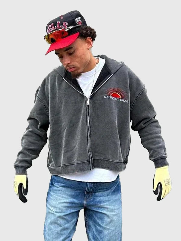 Gv Gallery Grey Raspberry Hills Hoodie