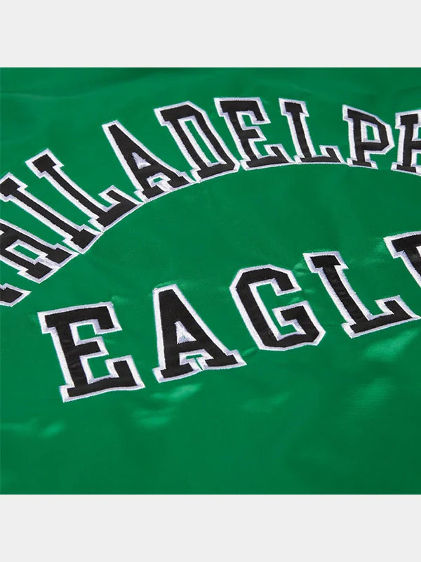 HOMAGE X Starter Philadelphia Eagles Coach’s Green Jacket