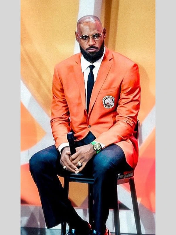 Hall Of Fame LeBron James HOF Orange Jacket