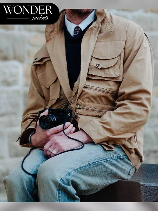  Harry Keshegian The Equalizer S05 Beige Utility Jacket