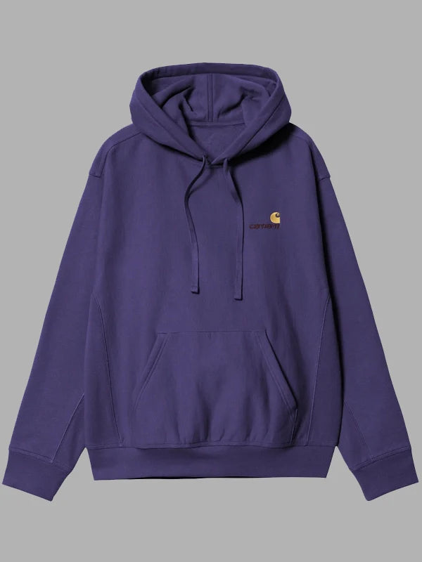 Heartstopper Nick Nelson Purple Carhartt Hooded American Script Sweatshirt