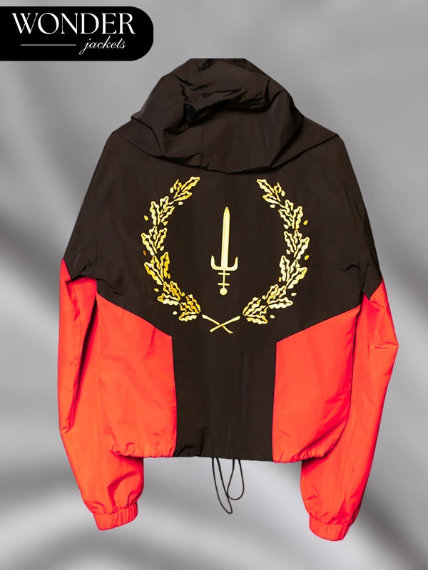 Heritage Black American Flag Jacket Mens