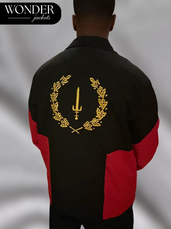 Heritage Black American Flag Jacket Womens