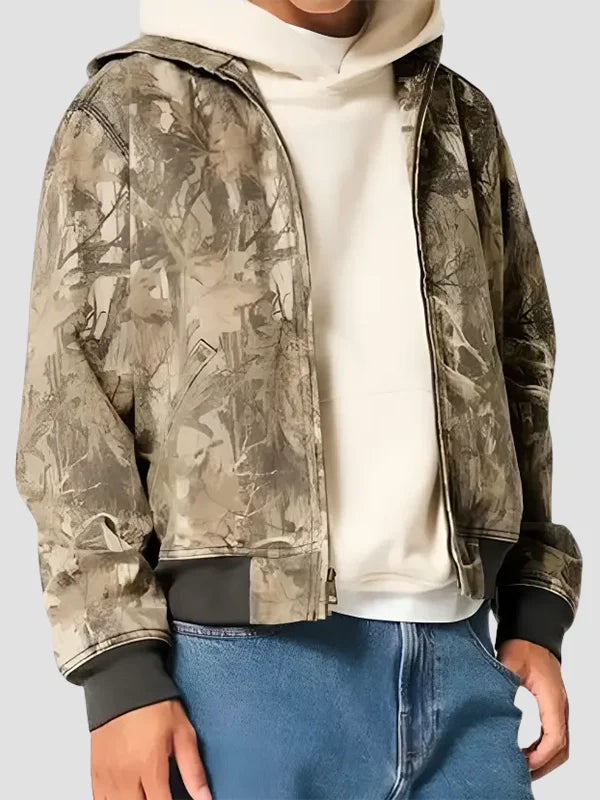 Hollister Camo Jacket Hooded