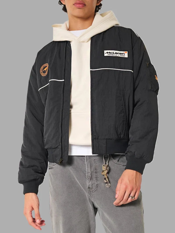 Hollister McLaren Graphic Bomber Jacket