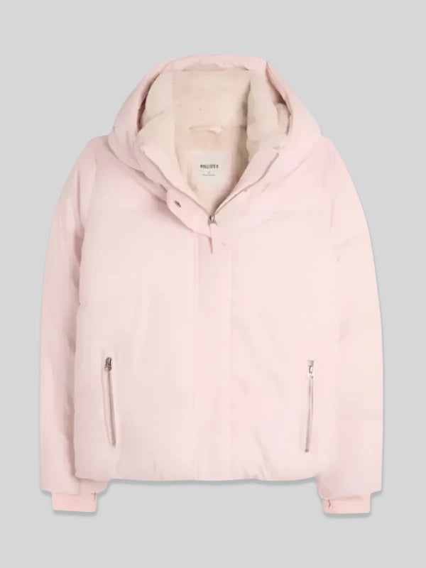 Hollister Pink Puffer Jacket