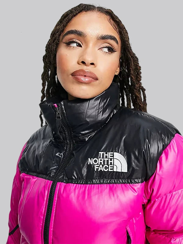 Hot PInk The North Face Down Puffer Jacket