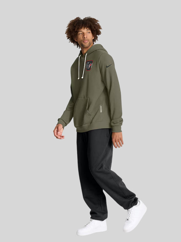 Houston Texans Nike 2025 Salute to Service Sideline Hoodie Olive