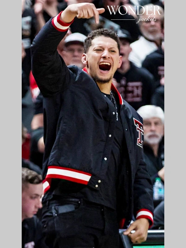 Houston v Texas Patrick Mahomes Tech Bomber Jacket Black