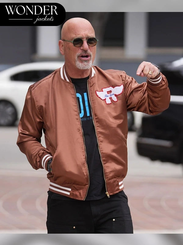 Howie Mandel Americas Got Talent Brown Jacket