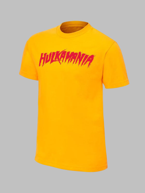 Hulk Hogan Hulkamania Yellow T-Shirt
