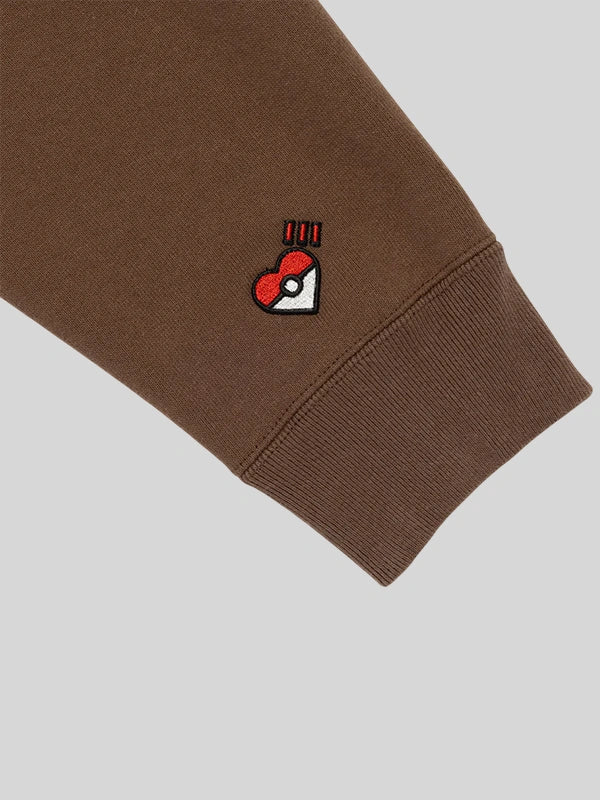 Human Made Pokemon Made Hoodie Brown