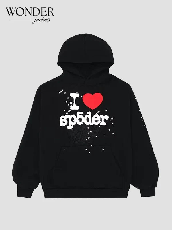 I Love Mariah Sp5der Hoodie Black