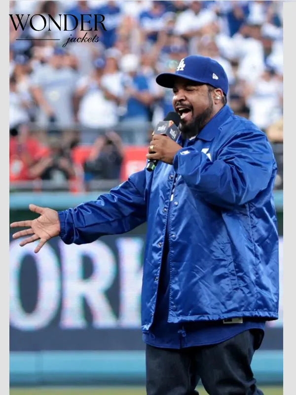 Ice Cube Dodgers Coach Jacket