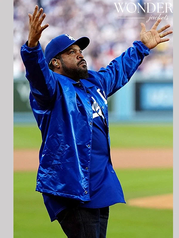 Ice Cube Dodgers Jacket Blue