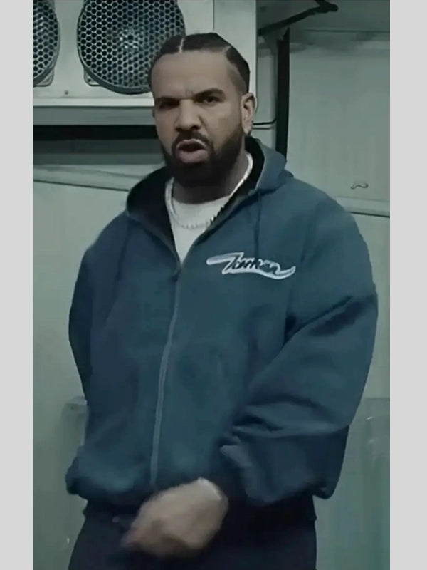 Iceman Drake Blue Zip-Up Jacket