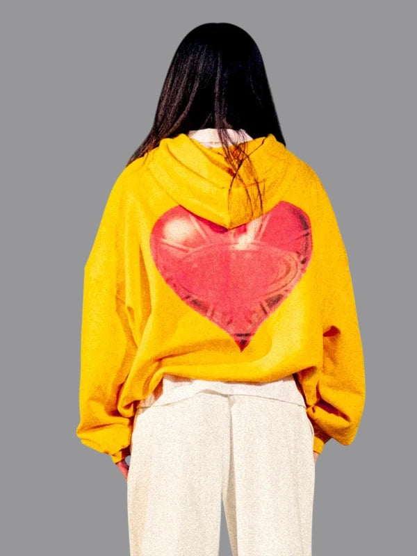 Iconaclub I love Speeding Tickets Sweatshirt Yellow