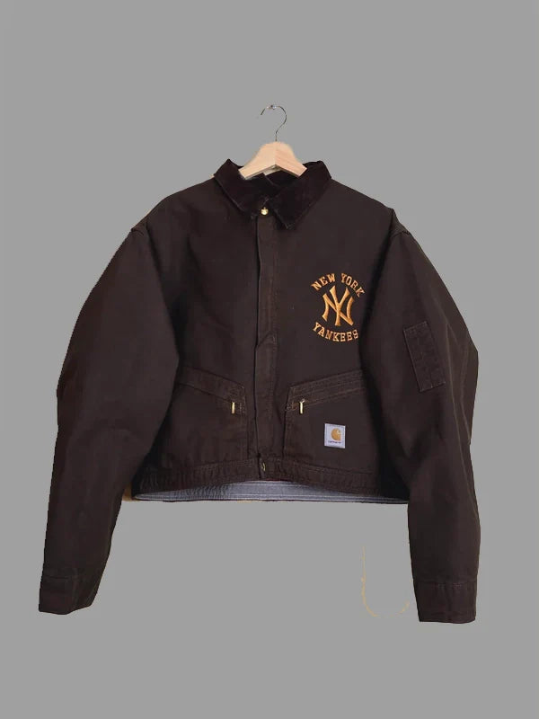 Igalaseries Vintage Carhartt X NY Yankees Crop Jacket