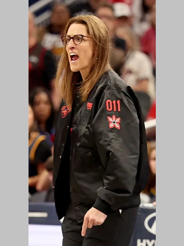 Indiana Fever Head Coach Stephanie White Stranger Things Jacket