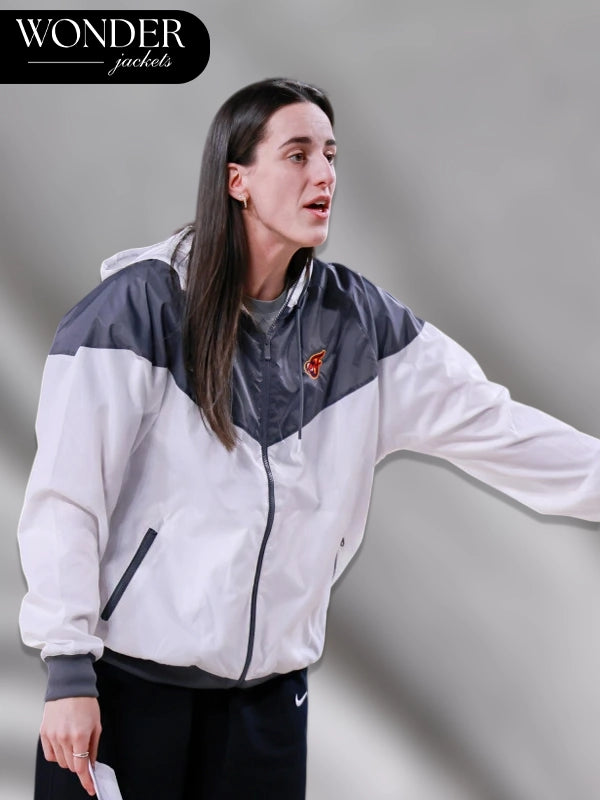 Indiana Fever Secondary Logo Windrunner Nike Jacket