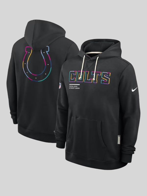 Indianapolis Colts Nike Black NFL Crucial Catch Sideline Standard Hoodie
