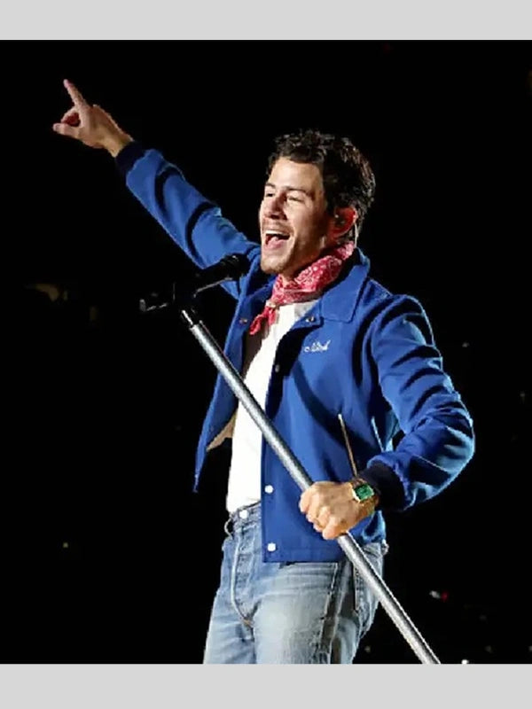 JONAS20 Nick Jonas Jacket Blue