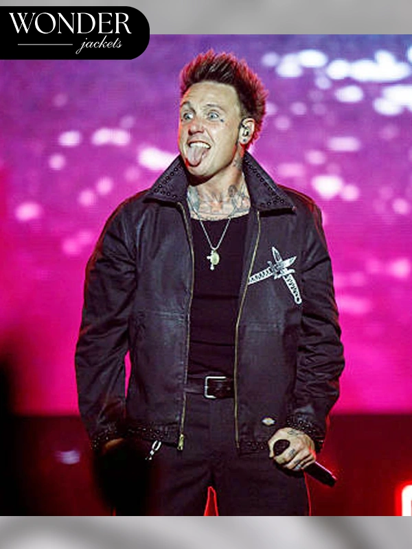 Jacoby Shaddix Band Papa Roach Black Jacket
