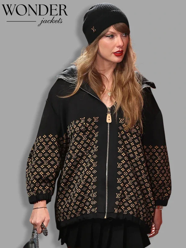 Jacquard Knit Taylor Swift Louis Jacket Hoodie