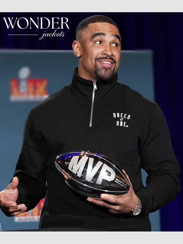 Jalen Hurts Super Bowl LIX Breed Of One Jacket Black