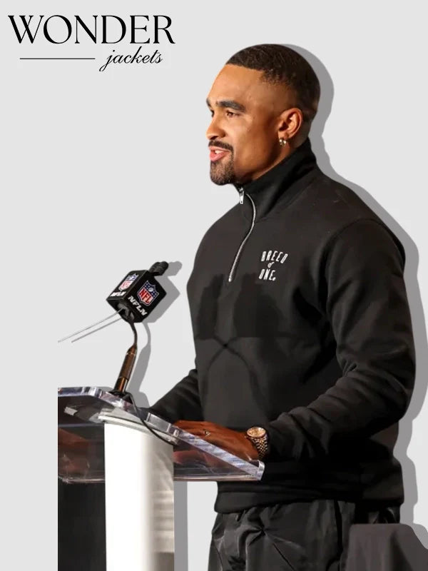 Jalen Hurts Super Bowl LIX MVP Breed Of One Black Jacket