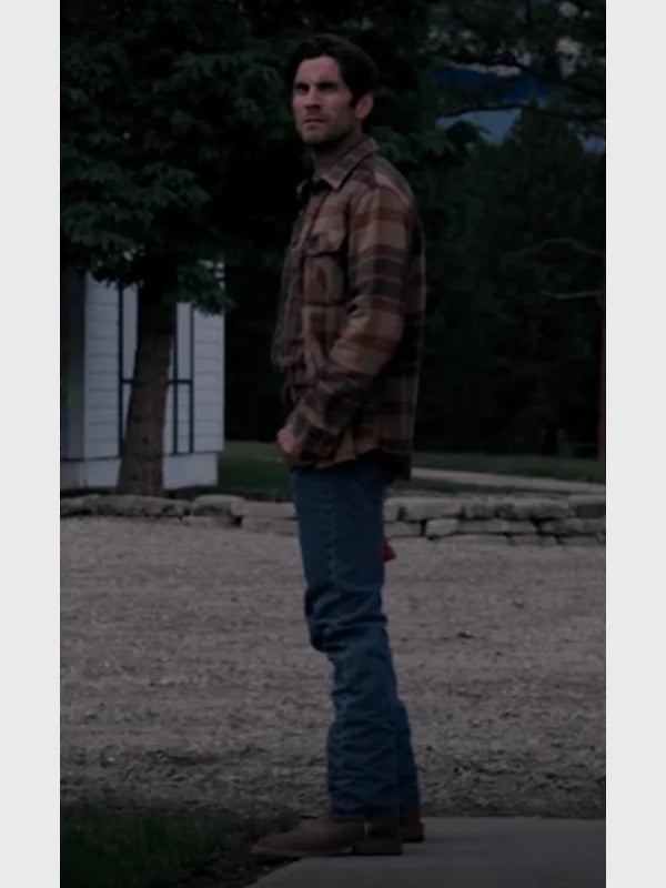 Jamie Dutton Yellowstone S05 Plaid Shirt