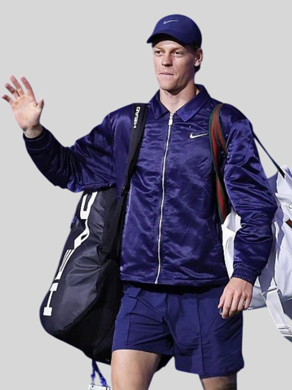 Jannik Sinner 2025 US Open Mens Nike Zip Up Jacket