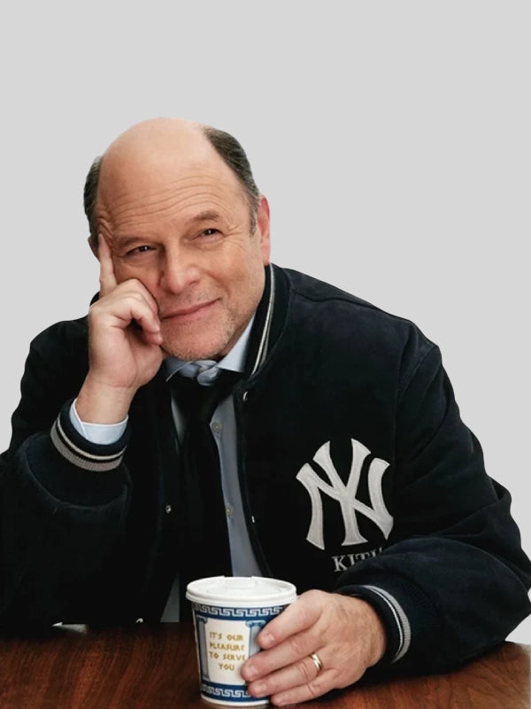Jason Alexander Kith x Yankees Suede Bomber Jacket