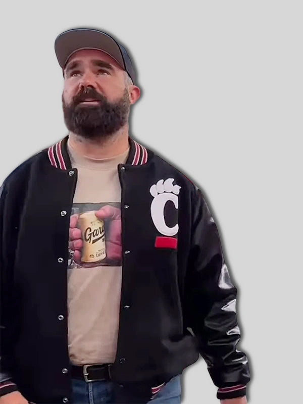 Jason Kelce Cincinnati Black jacket