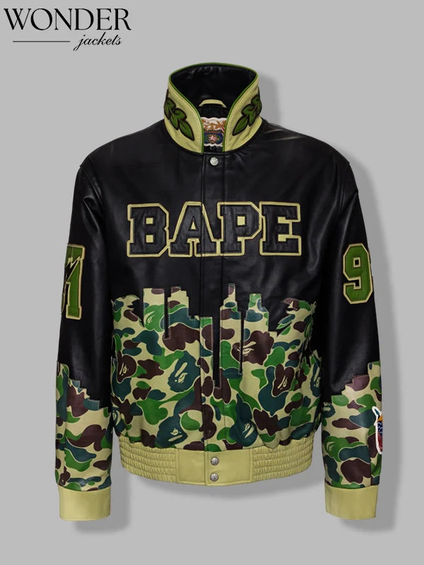 Jeff Hamilton x Bape Leather Jacket