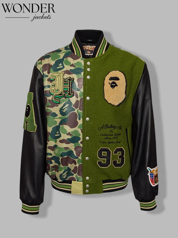 Jeff Hamilton x Bape Varsity Jacket