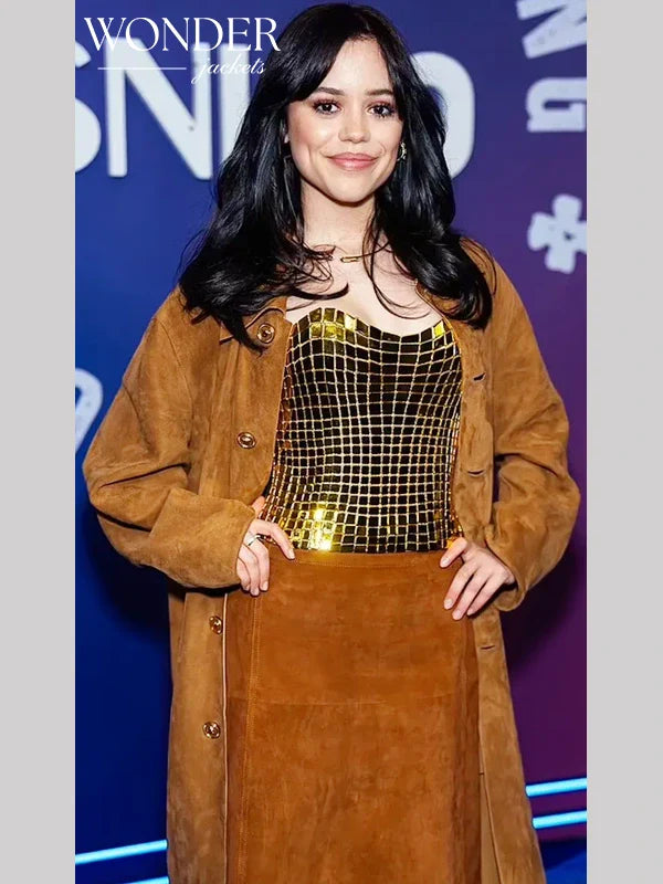 Jenna Ortega SNL 50 Homecoming Coat