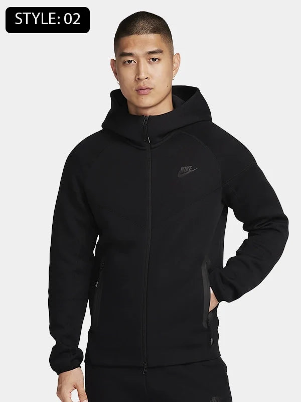 Jesse Marsch Canada Soccer Nike Tech Fleece Windrunner Black Hoodie