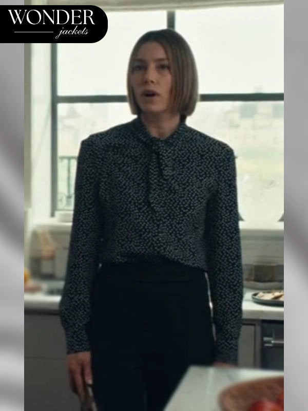 Jessica Biel The Better Sister Chloe Taylor Polka Dot Blouse