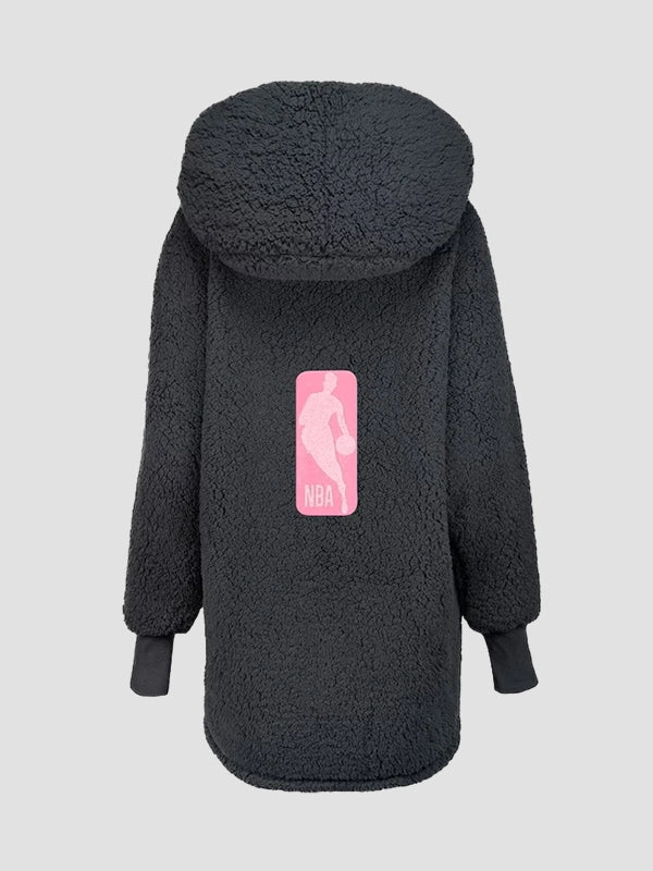 Jill Martin NBA Black Sherpa Jacket