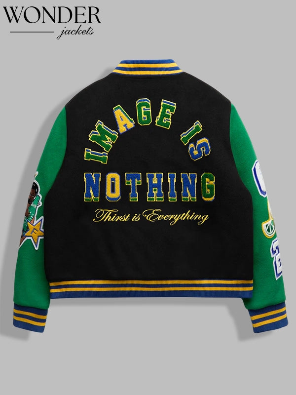 Joe Fresh Goods x Sprite Image Is Nothing Varsity Jacket