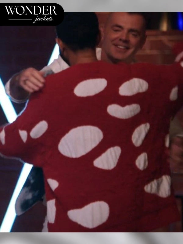 John Legend The Voice S25 Red Sweater