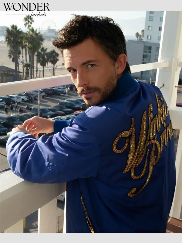 Jonathan Bailey Winkie Prince Jacket Blue